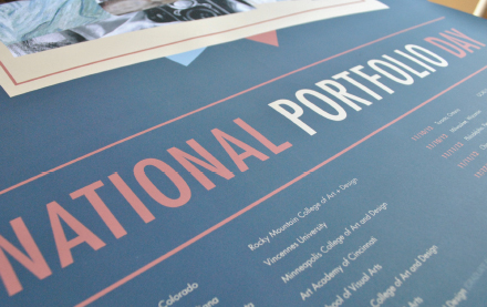 National Portfolio Day Poster Design
